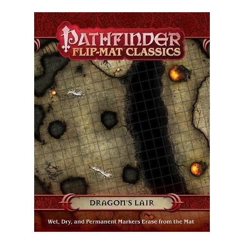 Pathfinder Accessories Flip Mat Classics Dragons Lair
