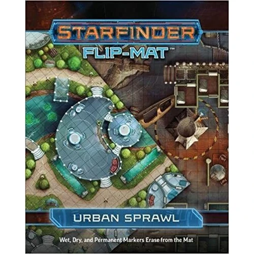 Starfinder RPG Flip Mat Urban Sprawl