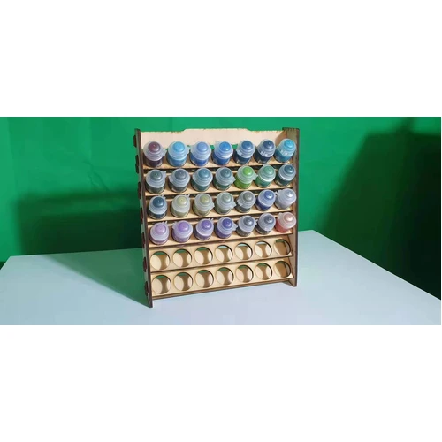 MDF Paint Rack for Citadel Paints Small 42 Pots