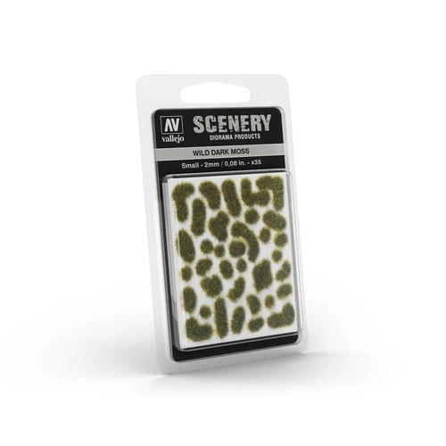 Vallejo Scenery - Wild Tuft - Small - Dark Moss