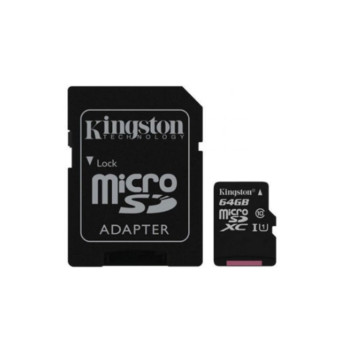 Kingston 64GB microSDXC Class 10 UHS-I 45R Flash Card