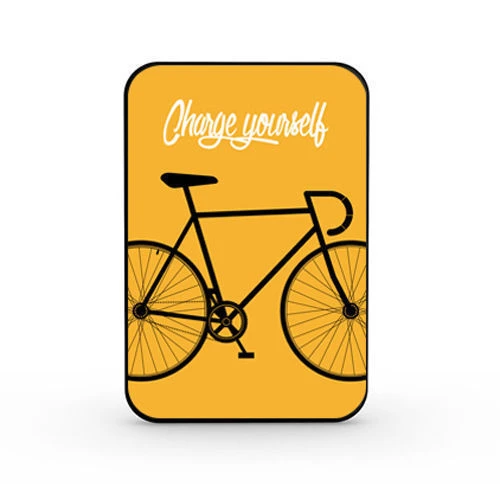 Smartoools Card 5000mAh Mobile Charger - Bike Yellow