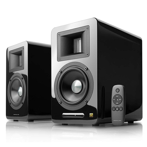 Edifier Airpulse A100 Hi-Res Active Bluetooth Bookshelf Speaker - Black