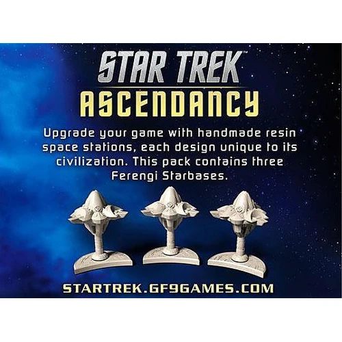 Star Trek Ascendancy Accessory Star Bases (3) Ferengi