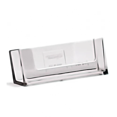 Acrylic Plastic Business Card Holder 1 Pocket Horizontal