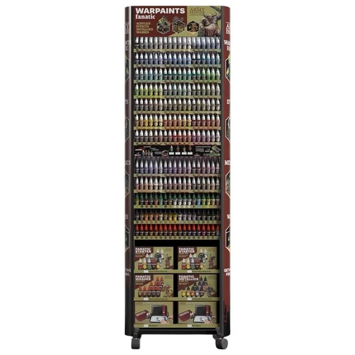 Army Painter - Warpaints Fanatic - Stand Display (Stand with Stock)