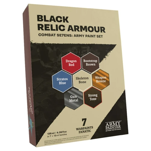 Army Painter - Combat Se7ens - Black Relic Armour