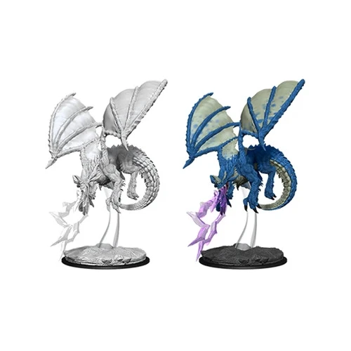 D&D Nolzurs Marvelous Unpainted Miniatures Young Blue Dragon