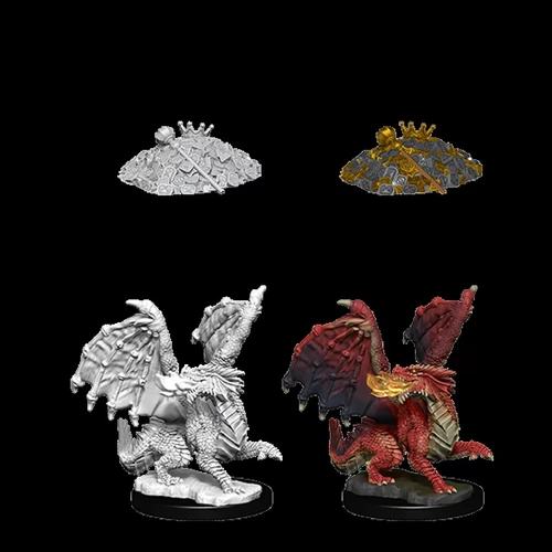 D&D Nolzurs Marvelous Unpainted Miniatures Red Dragon Wyrmling