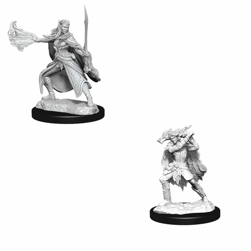D&D Nolzurs Marvelous Unpainted Miniatures Winter Eladrin  & Spring Eladrin