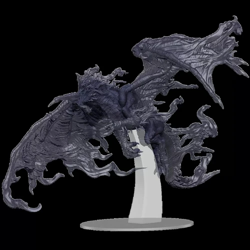D&D Nolzurs Marvelous Miniatures Adult Blue Shadow Dragon