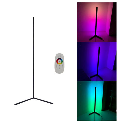 Minimalist desk/floor lamp RGB+Remote led corner standing lamp 52cm height