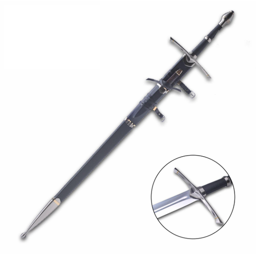 Lord of Rings - Aragorn Strider's Ranger Sword & Dagger with Wall Plaque