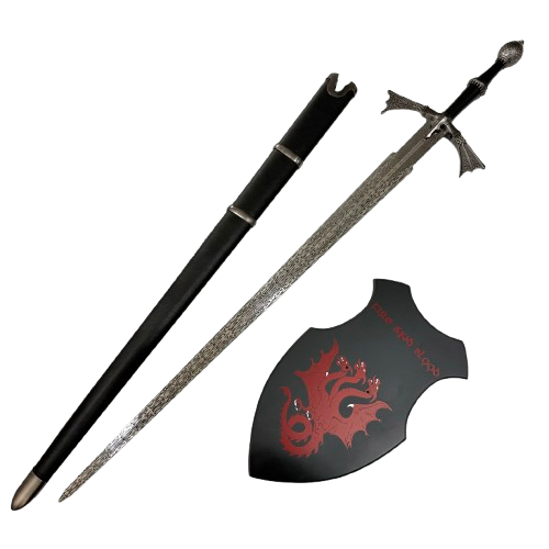 Game of Thrones Targaryen Family's Dark Sister Sword with Wall Plaque