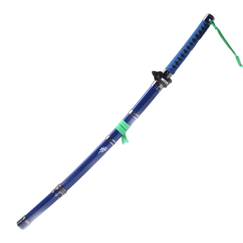 Blue Exorcist: Rin Okumura's Kurikara Demon-Slaying Katana Replica (26-Inch) – Deep Blue Scabbard and Hilt