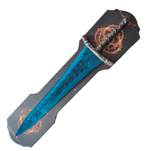 Elden Ring Dark Moon Greatsword Stainless Steel Replica with Wall Plaque