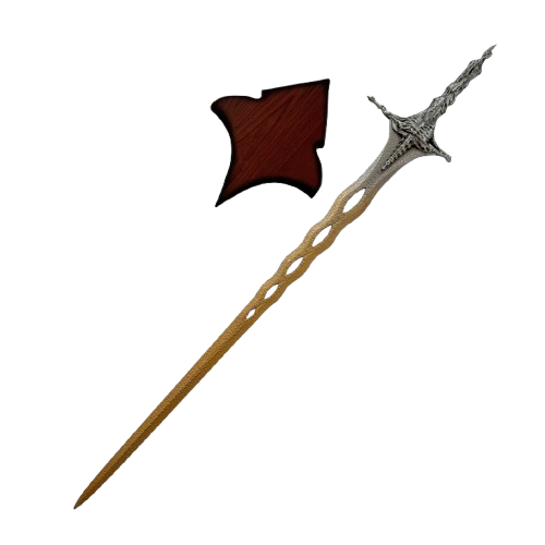 Elden Ring Sacred Relic Sword with Wall Plaque