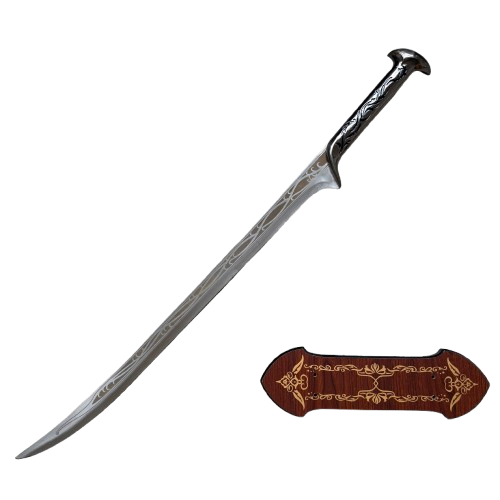 Lord of the Rings Thranduil's Elven Blade Stainless Steel Replica with Wall Plaque