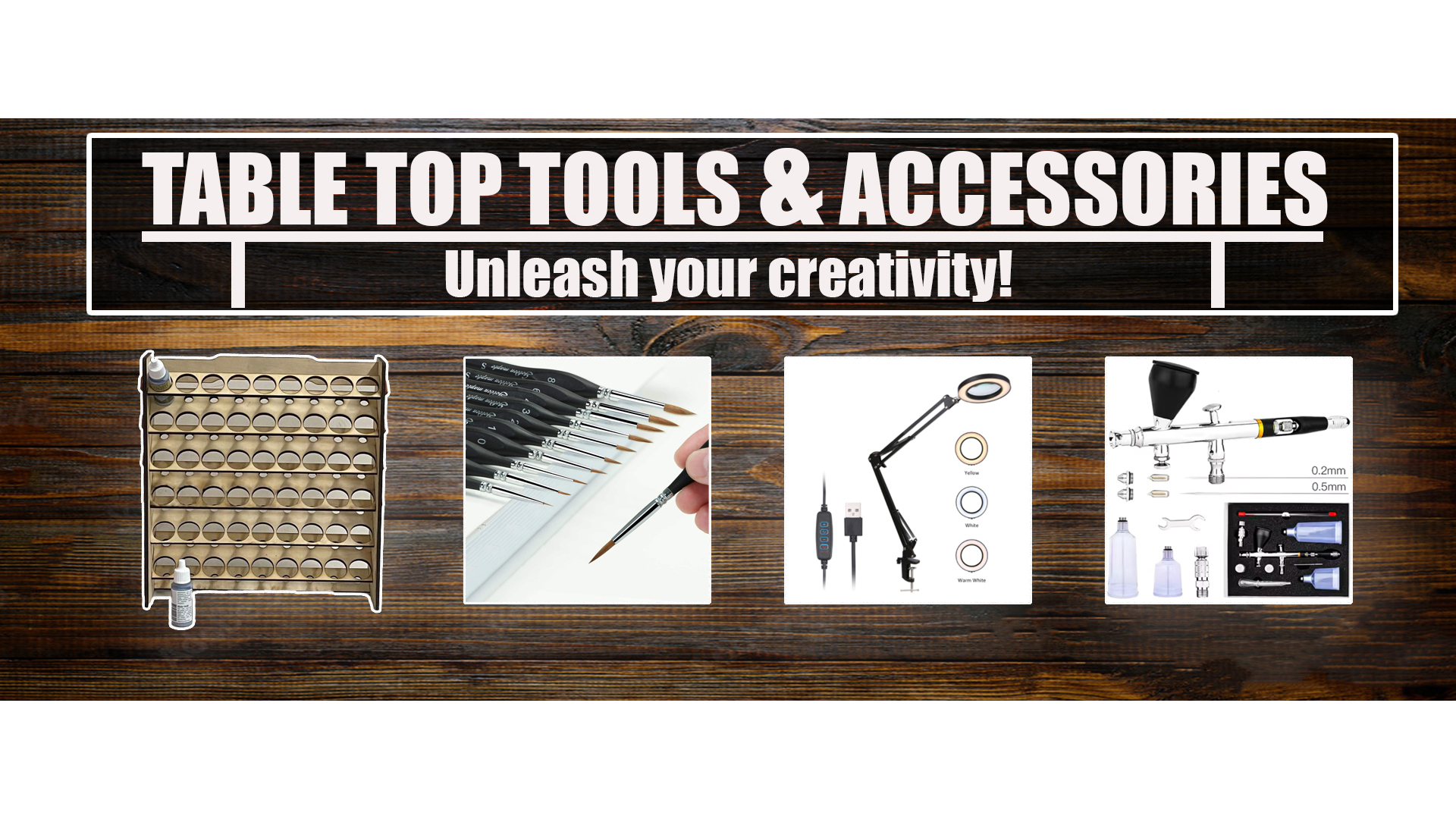 Table top tools and accessories